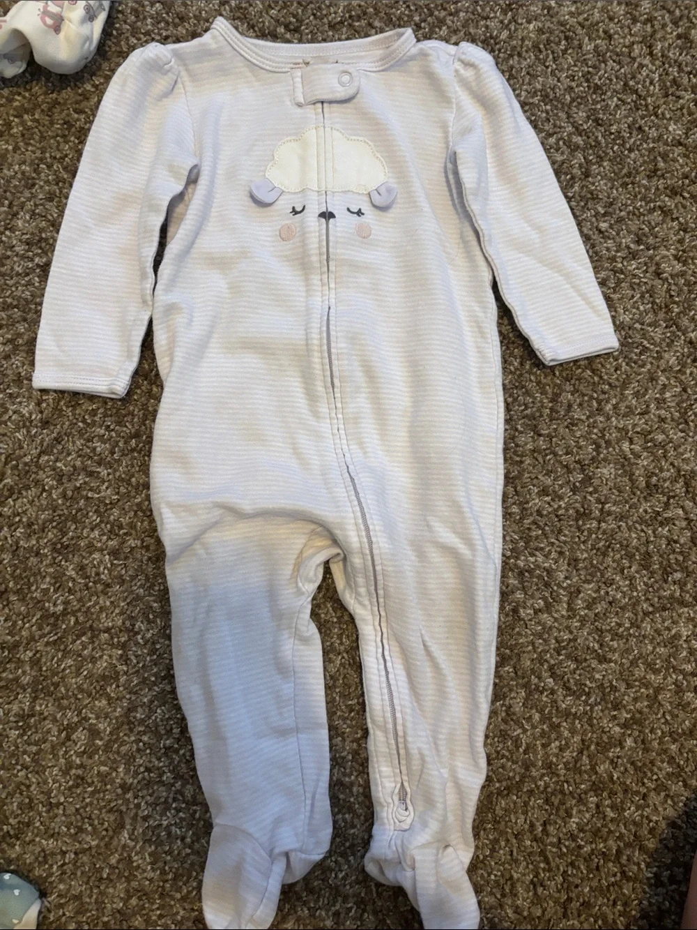Carter's Baby Girl Footie Sleepers - Pink, Cream, Blue, Green, Lavender
